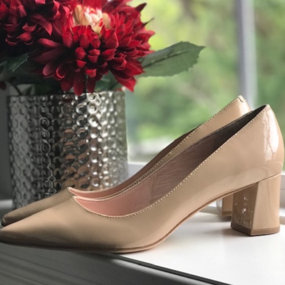 Kate Spade Milan Powder - Leather Block Heels